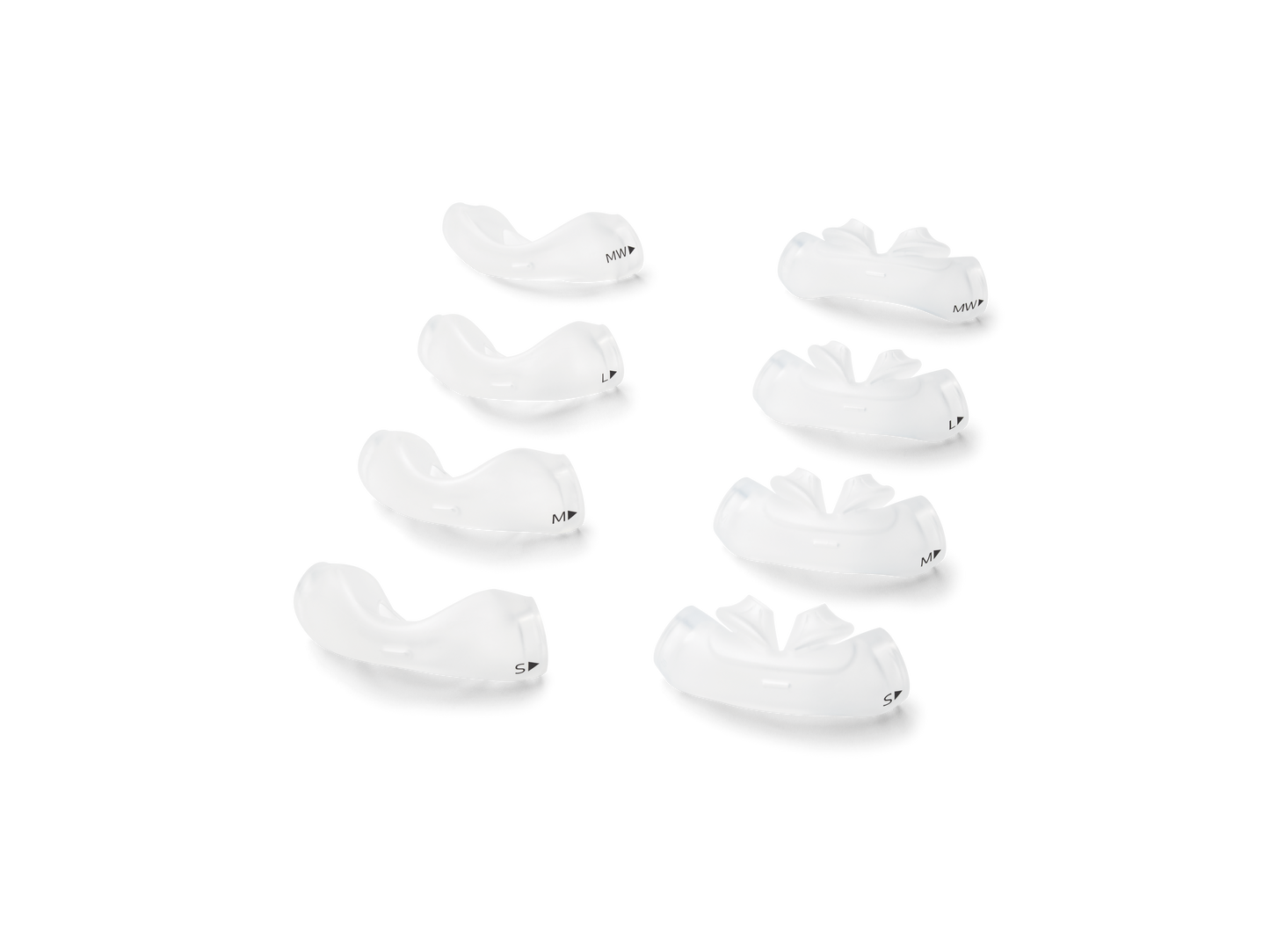 DreamWear Silicone Pillows, M Frame, MW Cushion, with headgear