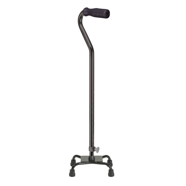 QUAD CANE WITH SMALL BASE