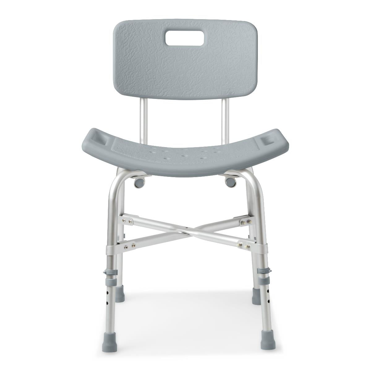 Medline Bariatric Shower Chair with Backrest and Reinforced Frame, 550 lb. Weight Capacity