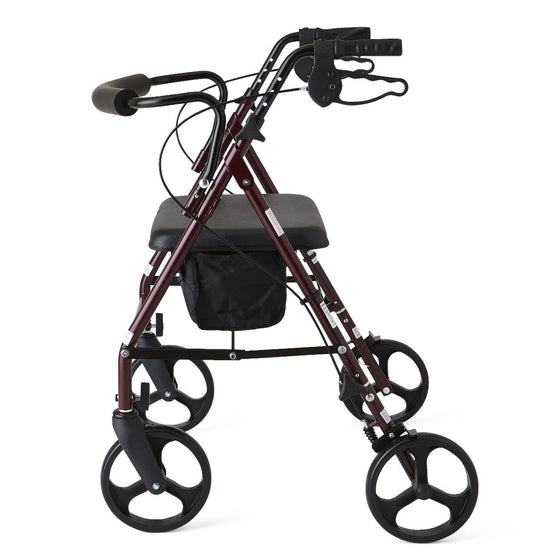 Medline Bariatric Rollator, Basic Steel