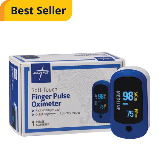 Medline Soft-Touch OLED Finger Pulse Oximeters