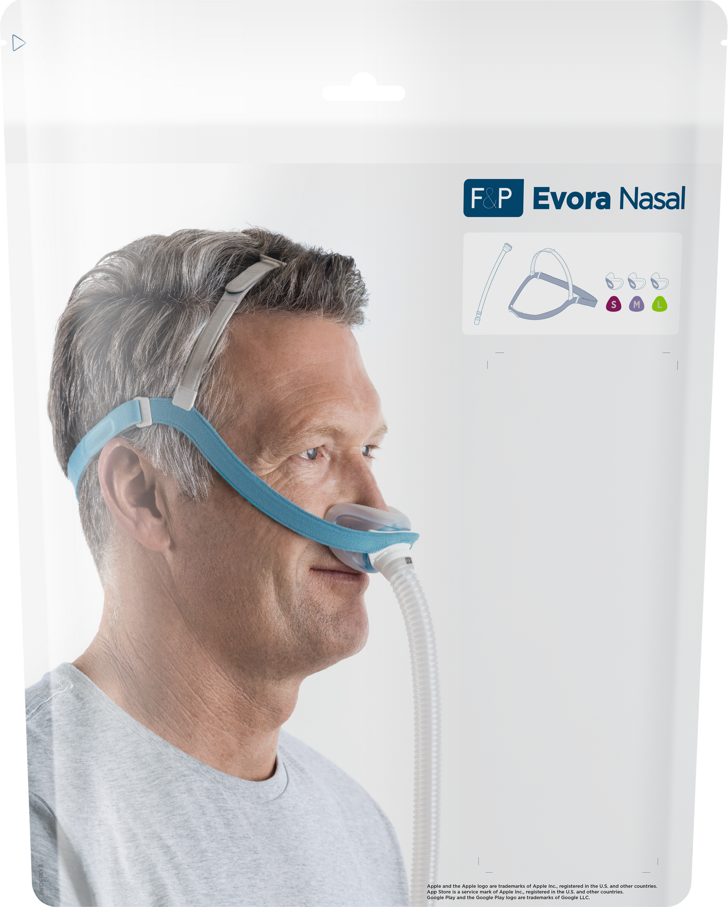 F&P Evora Nasal Mask Wide A Model