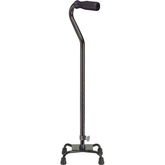 QUAD CANE WITH SMALL BASE AND VINYL