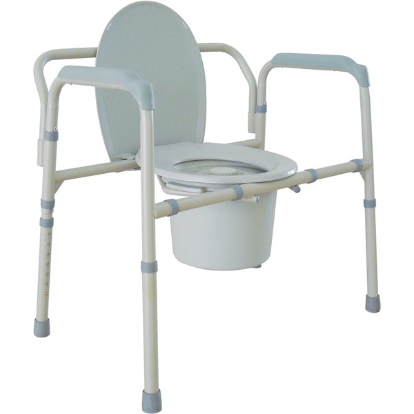 BARIATRIC FOLDING COMMODE  650LB CAP