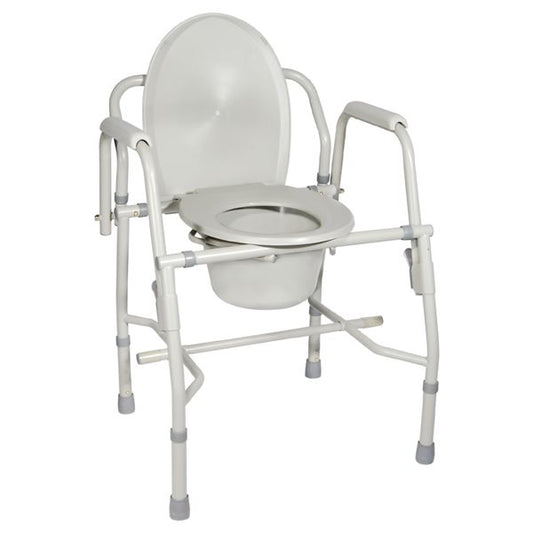 DELUXE DROP ARM COMMODE