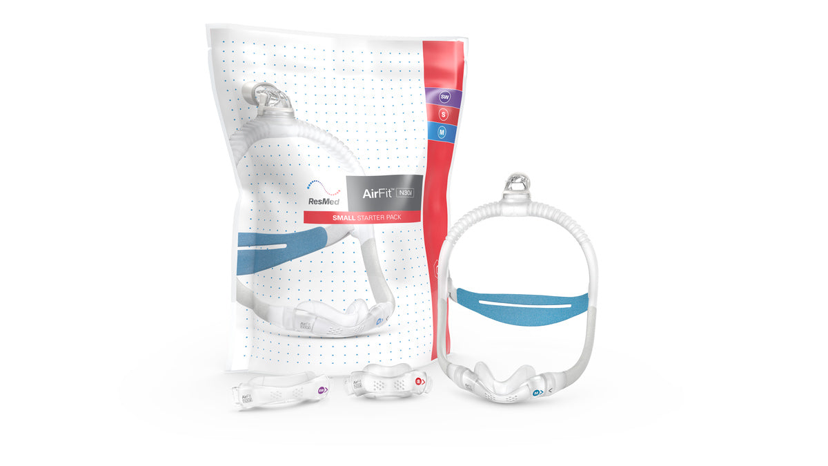 ResMed AirFit™ N30i Small Starter Pack with Small, Medium and Small Wide Cushions